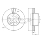 TX7091 TOMEX Brakes Тормозной диск