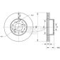TX7095 TOMEX Brakes BREMSSCHEIBE