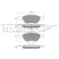 TX1255 TOMEX Brakes Brake Pad Set, disc brake