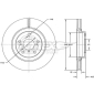 TX7264 TOMEX Brakes Brake Disc