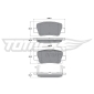 TX1721 TOMEX Brakes Комплект тормозных колодок,