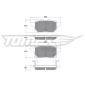 TX1501 TOMEX Brakes Комплект тормозных колодок,