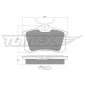 TX10781 TOMEX Brakes Комплект тормозных колодок,