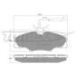 TX1231 TOMEX Brakes Комплект тормозных колодок,