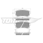 TX1566 TOMEX Brakes Комплект тормозных колодок,
