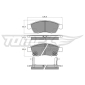 TX1608 TOMEX Brakes Комплект тормозных колодок,