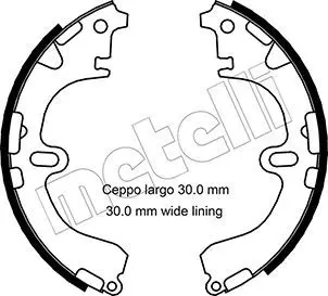 METELLI 530422 Комлект тормозных накладок