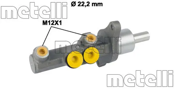 Metelli 050720 Главный тормозной цилиндр