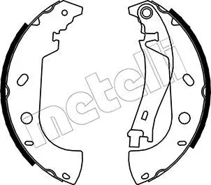 Metelli 530075 Колодки тормозные барабанные