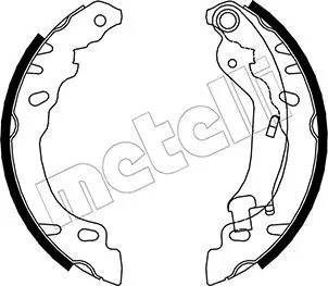 METELLI 530090 Колодки тормозные барабанные