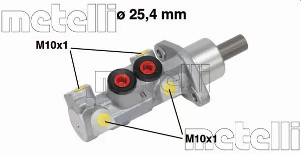 Metelli 050604 Цилиндр тормозной главный