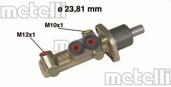 METELLI 050386 Главный тормозной цилиндр