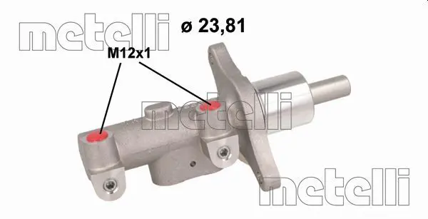 METELLI 051137 Главный тормозной цилиндр