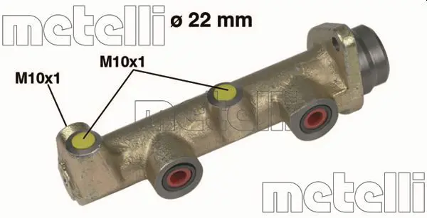 Metelli 050134 Цилиндр тормозной
