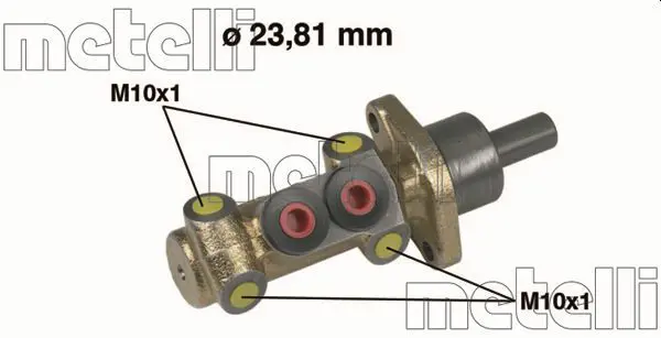 Metelli 050398 Цилиндр тормозной главный