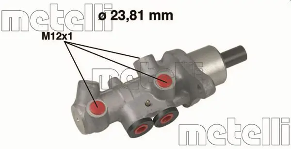 Metelli 050536 Цилиндр тормозной