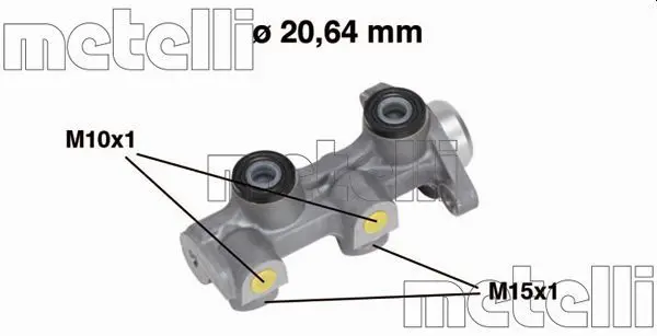 Metelli 050507 Цилиндр тормозной главный