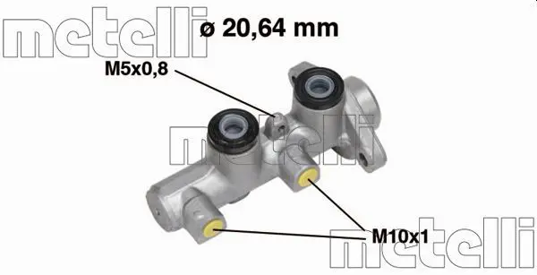 Metelli 050513 ГЛАВНЫЙ ТОРМОЗНОЙ ЦИЛИНДР