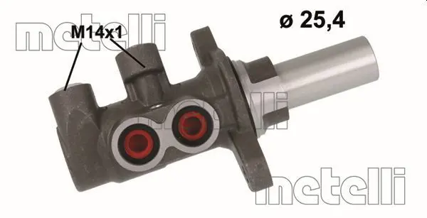 Metelli 051174 Главный тормозной цилиндр