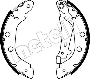 METELLI 530354 Колодки тормозные барабанные
