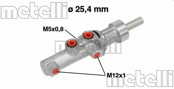 METELLI 050752 Цилиндр