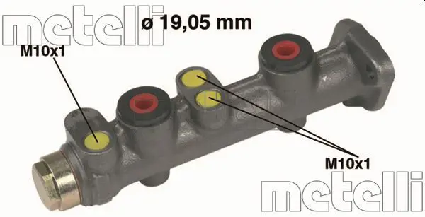 METELLI 050028 Главный тормозной цилиндр