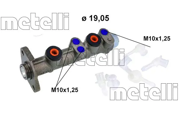 METELLI 050006K Главный тормозной цилиндр