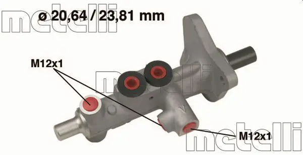METELLI 050627 Главный тормозной цилиндр