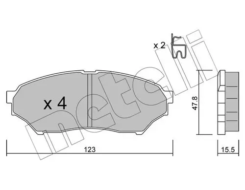METELLI 2203970 Элемент