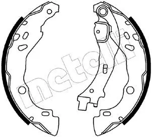 METELLI 530085 Колодки тормозные [530085]