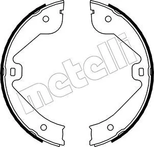 Metelli 530244 Колодки ручного тормоза к-кт