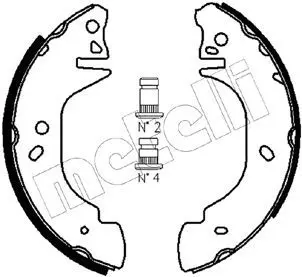 METELLI 530122 Колодки тормозные барабанные