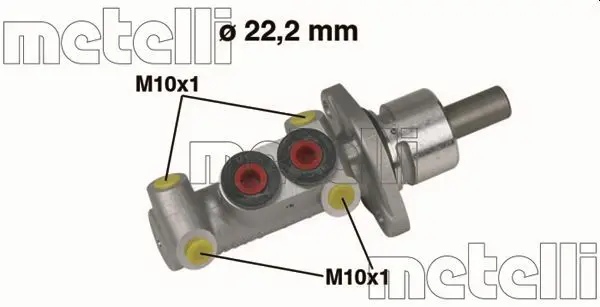 Metelli 050302 Главный тормозной цилиндр