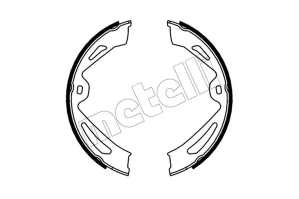 METELLI 530726 Комплект тормозных колодок,