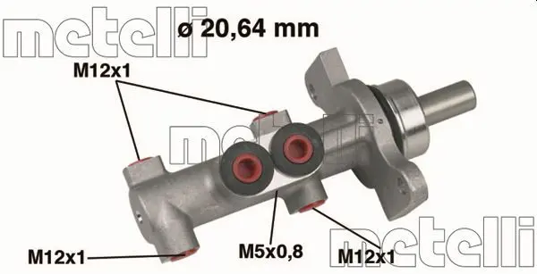 METELLI 050422 Цилиндр тормозной