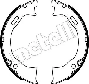 METELLI 530146 Комлект тормозных накладок