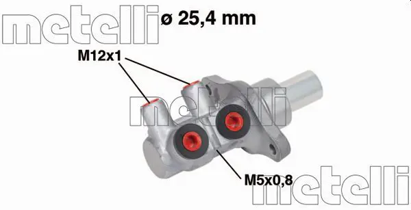 Metelli 050571 Главный тормозной цилиндр