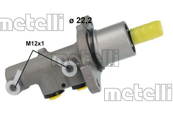 METELLI 051237 Главный тормозной цилиндр