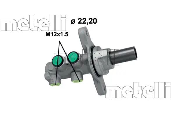 METELLI 051264 Главный тормозной цилиндр