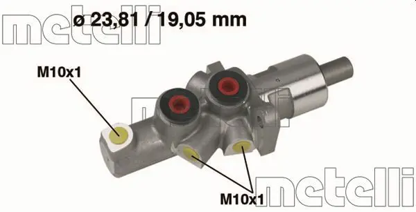 Metelli 050177 Цилиндр главный тормозной
