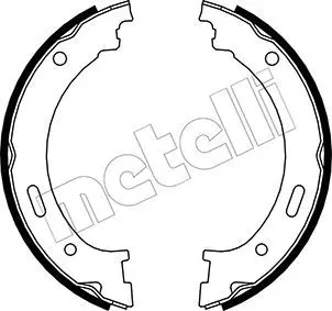 METELLI 530361 Комлект тормозных накладок