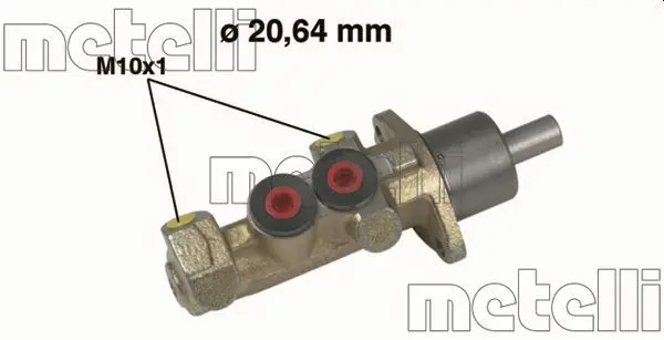05-0242 Metelli Главный тормозной цилиндр