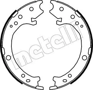 Metelli 530161 Колодки тормозные барабанные