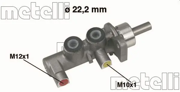 Metelli 05-0380 Цилиндр тормозной