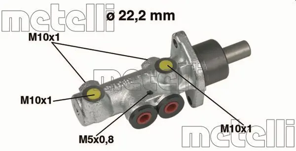 METELLI 050353 Главный тормозной цилиндр