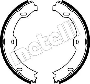 METELLI 530243 К-т бараб. тормоз. колодок