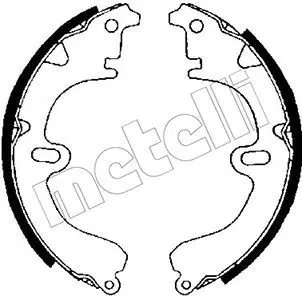 METELLI 530417 Колодки тормозные