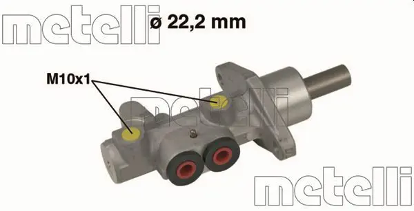 Metelli 05-0492 Главный тормозной цилиндр