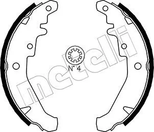 METELLI 530078 Комлект тормозных накладок
