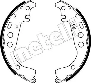 METELLI 530431 Колодки тормозные барабанные